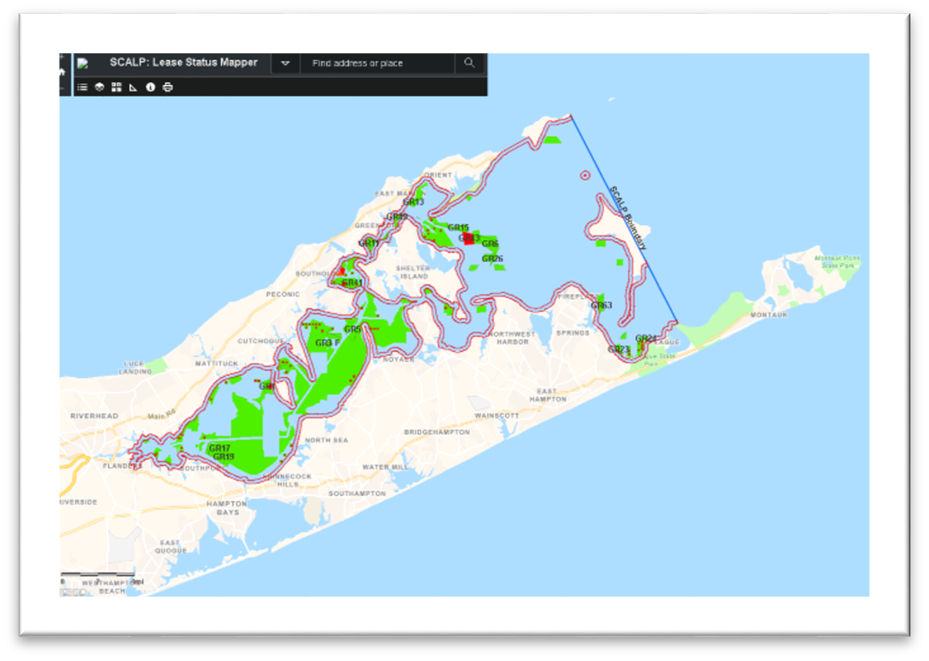 Shellfish Aquaculture Lease Program Interactive Mapper